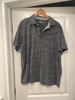 Vineyard Vines Men's Charcoal Heather Polo xl